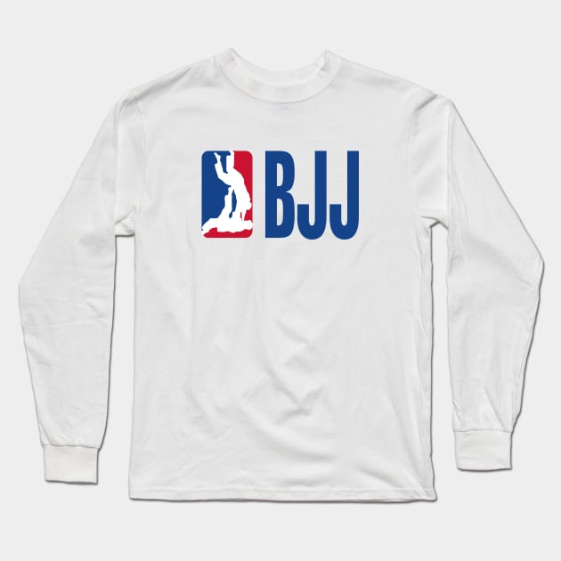 BJJ - Jiu Jitsu NBA logo parody Long Sleeve T-Shirt by TopGameBJJ